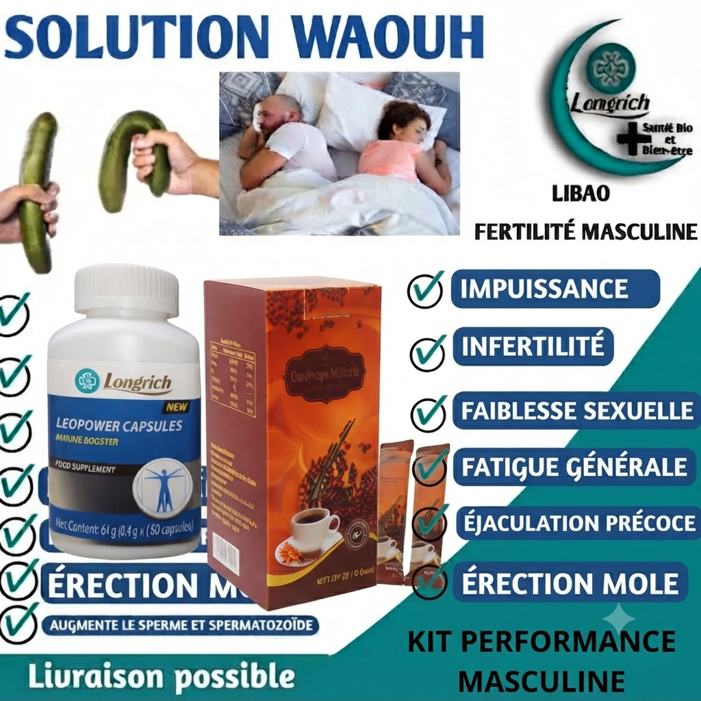 KIT VITALITE™ —🔥 LIBAO + ☕ CAFÉ LONGRICH.  & Retrouvez votre puissance naturelle