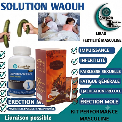 KIT VITALITE™ —🔥 LIBAO + ☕ CAFÉ LONGRICH.  & Retrouvez votre puissance naturelle